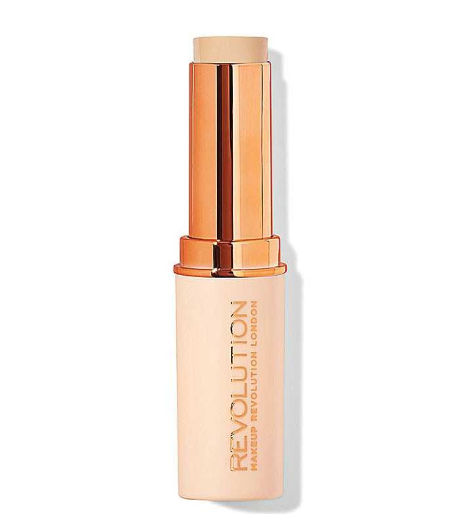 Base De Maquillaje En Crema | Makeup Revolution Makeup Revolution - Base De Maquillaje En Stick Fast Base - F3