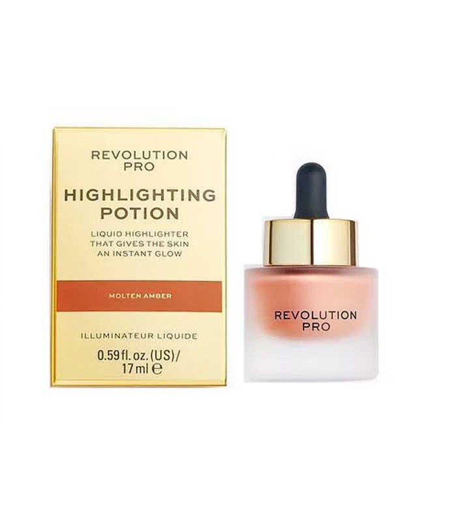 Iluminador L Quido | Revolution Pro Revolution Pro - Iluminador L Quido Highlighting Potion - Molten Amber