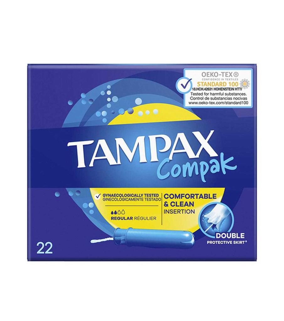 Higiene Ntima | Tampax Tampax - Tampones Regular Compak - 22 Unidades