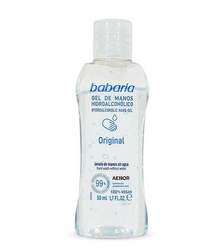 Desinfectantes De Manos Y Mascarillas | Babaria Babaria - Gel De Manos Hidroalcoh Lico - Original - 50Ml