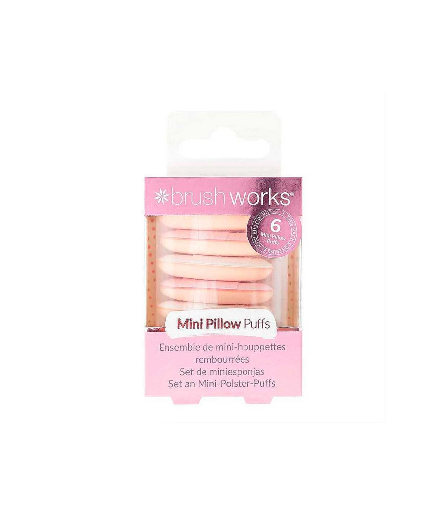 Esponjas | Brushworks Brushworks - Set De Mini Borlas De Maquillaje