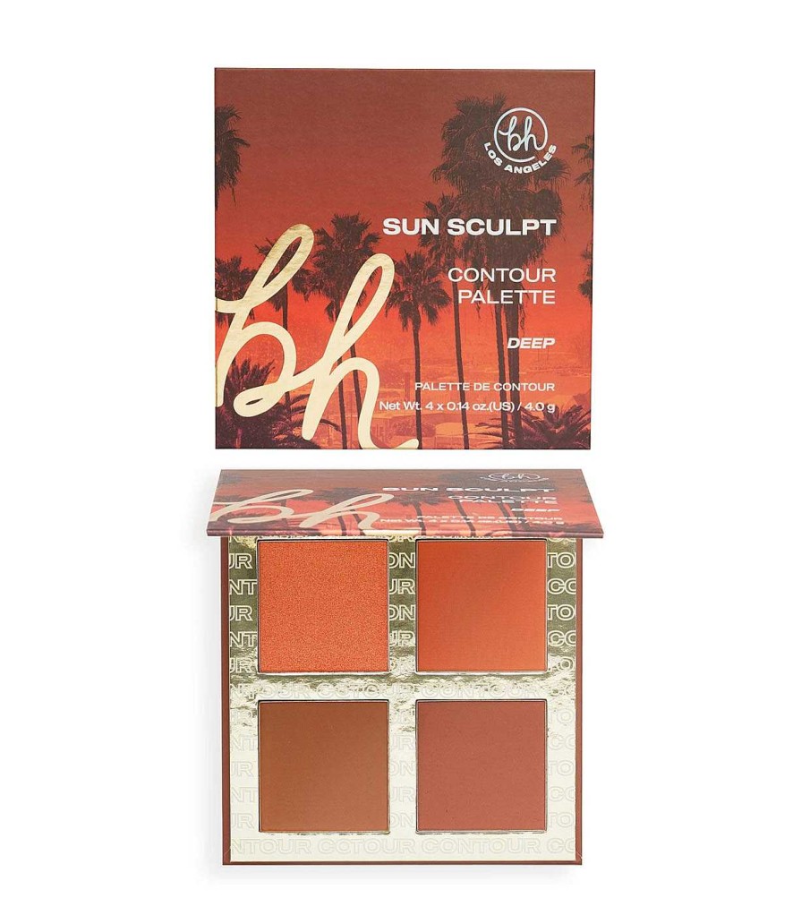 Bronceadores En Polvo | BH Cosmetics Bh Cosmetics - Paleta De Rostro Sun Sculpt Contour Palette - Deep