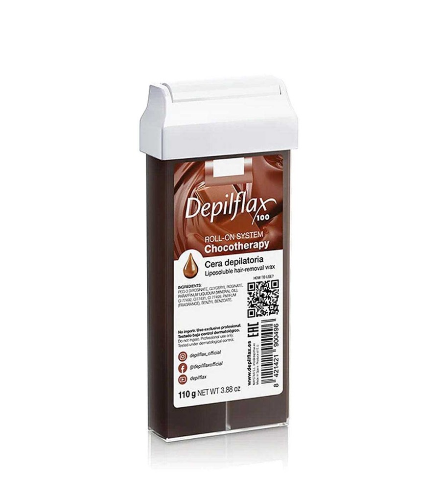 Depilaci N | Depilflax Depilflax - Recambio Cera Tibia Liposoluble Roll-On - Chocotherapy