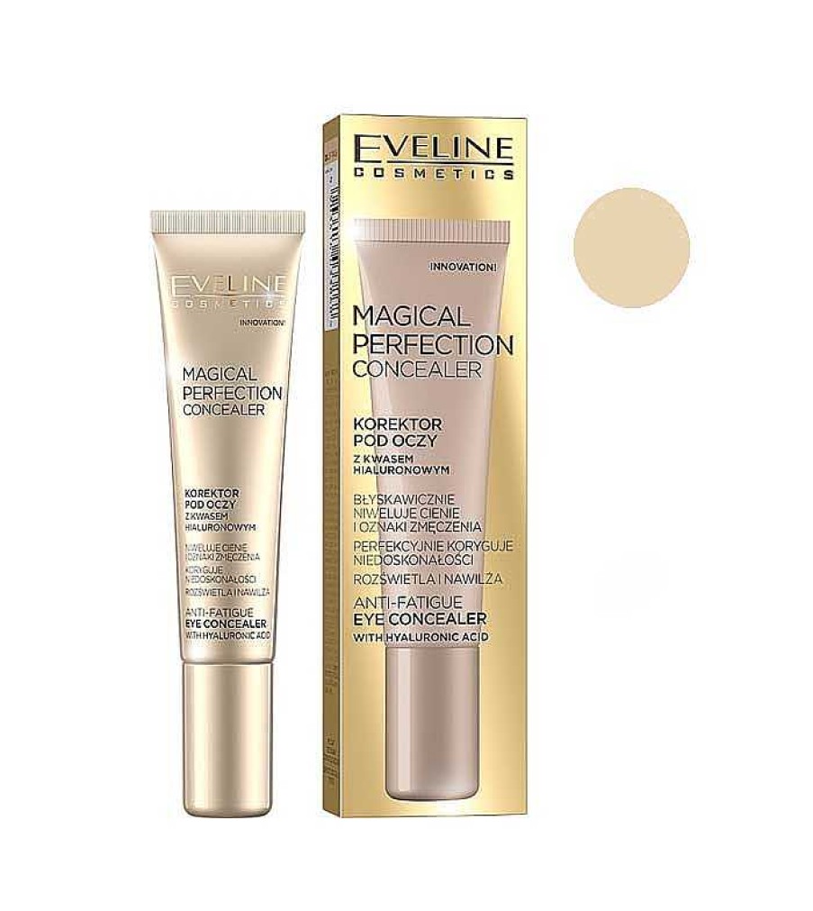 Correctores En Crema | Eveline Cosmetics Eveline Cosmetics - Corrector De Ojeras Anti-Fatiga Magical Perfection - 01: Light