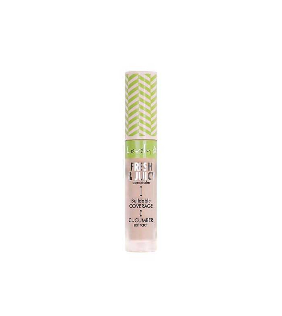 Correctores Fluidos | Lovely Lovely - *Fresh & Juicy* - Corrector Iluminador Con Extracto De Pepino