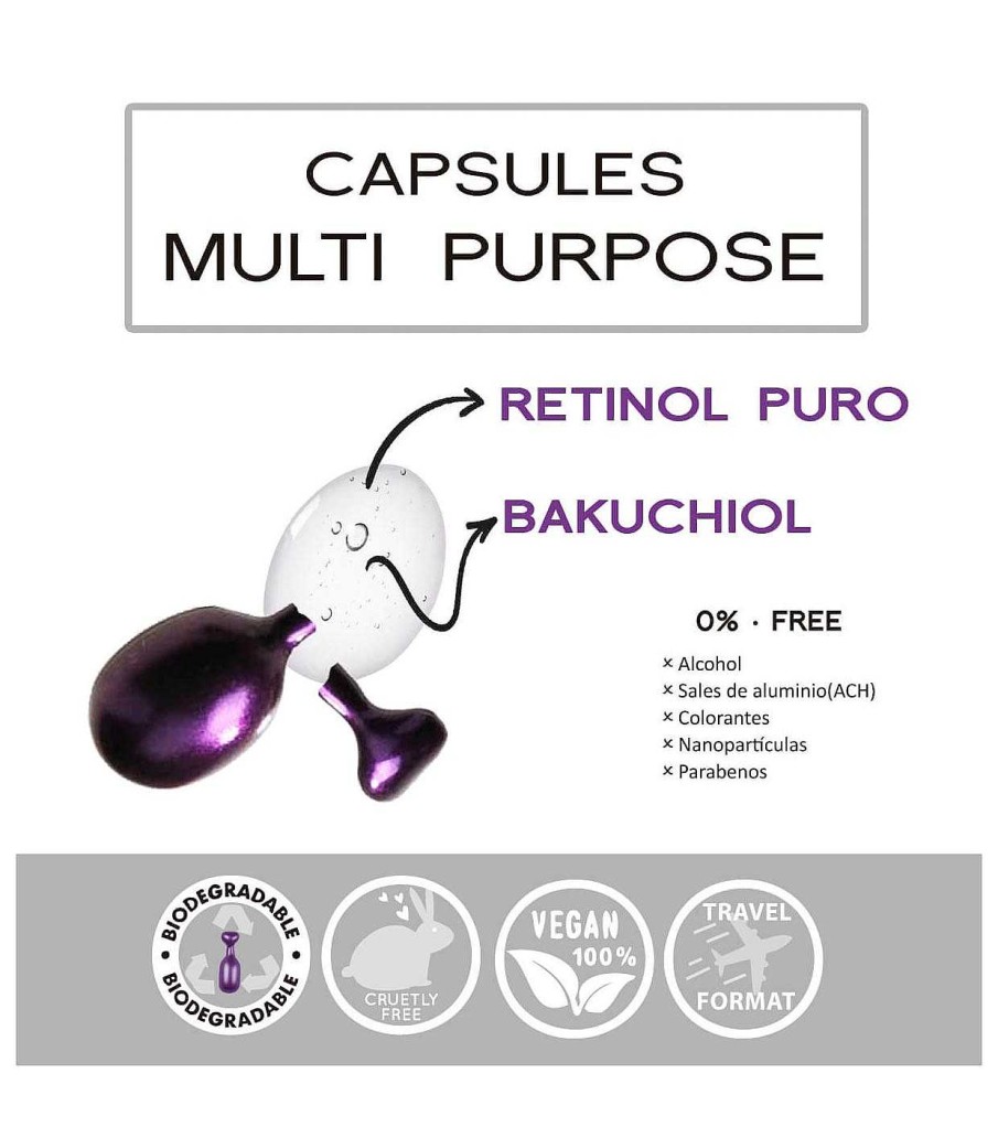 Aceites Capilares | Sesiom World Sesiom World - Capsulas Multipurpose Con Retinol Puro Y Bakuchiol