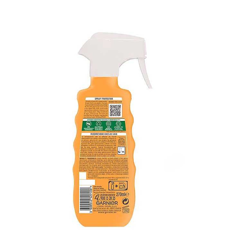 Beb S Y Ni Os | Garnier Garnier - Spray Protector Eco-Dise Ado Para Ni Os Delial Spf50+ 270Ml