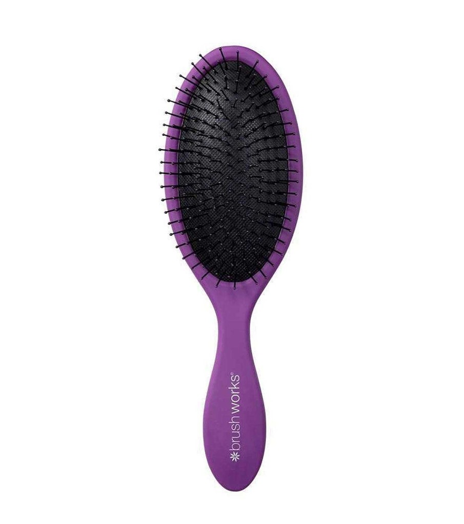 Accesorios Cabello | Brushworks Brushworks - Cepillo Desenredante - Morado