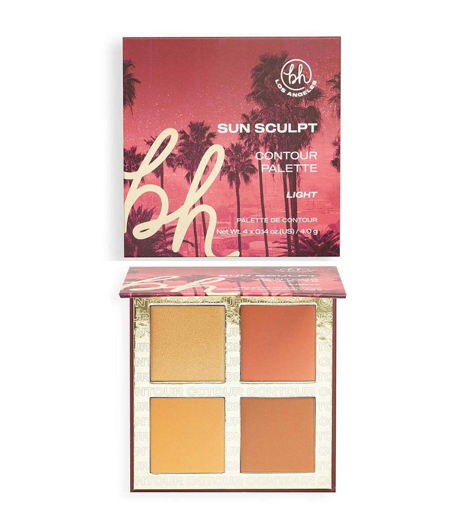 Bronceadores En Polvo | BH Cosmetics Bh Cosmetics - Paleta De Rostro Sun Sculpt Contour Palette - Light