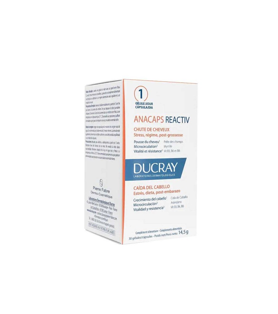 Tratamientos | Ducray Ducray - C Psulas Antica Da Del Cabello Anacaps Reactiv - 30 C Psulas