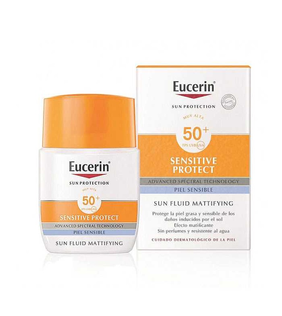 Tratamientos Corporales | Eucerin Eucerin - Protector Solar Fluido Matificante Sensitive Protect Spf50+