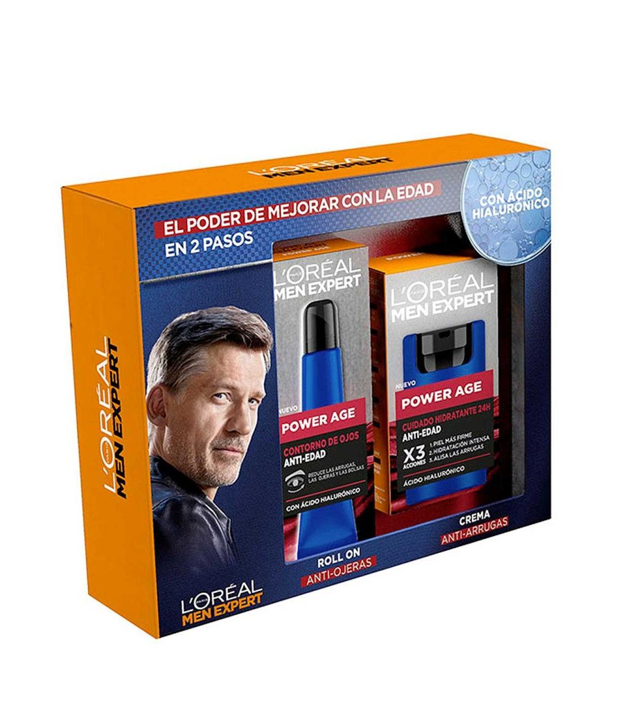 Perfumes Y Sets Para L | Loreal Paris Loreal Paris - Pack Rutina Antiedad Para Hombres Power Age