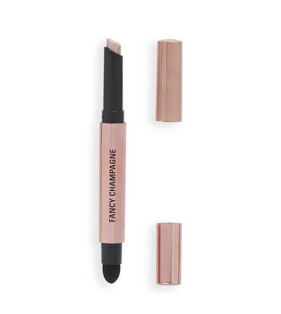 Sombras De Ojos En L Piz | Makeup Revolution Revolution - Sombra En Stick Lustre Wand - Fancy Gold