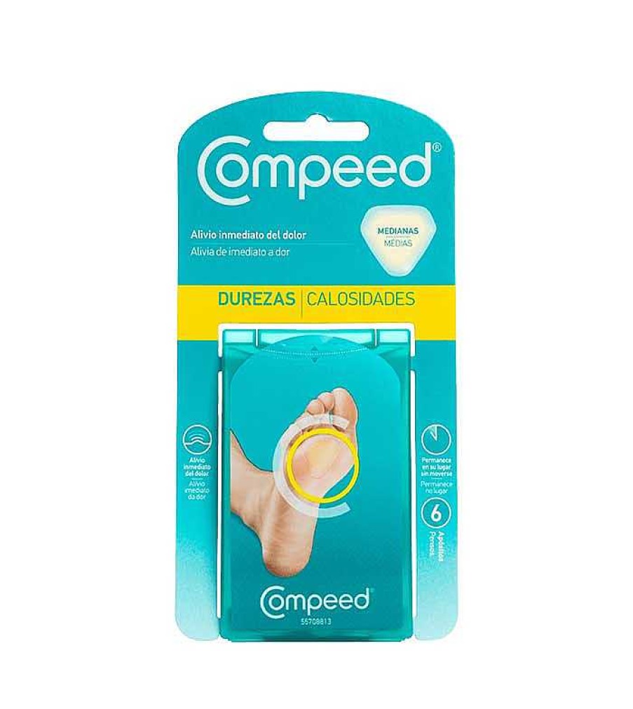 Cuidado De Los Pies | Compeed Compeed - Durezas Medianas - 6 Ap Sitos