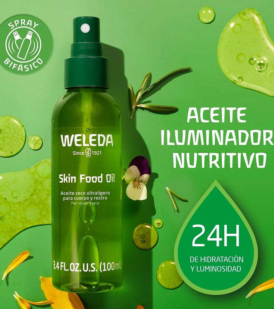 Aceites | Weleda Weleda - Aceite Seco Ultraligero Para Rostro Y Cuerpo Skin Food - Piel Normal Y Seca