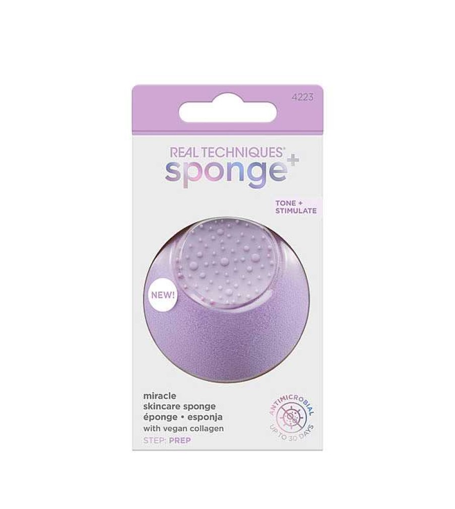 Esponjas | Real Techniques Real Techniques - *Sponge +* - Esponja Para El Cuidado De La Piel Miracle Skincare