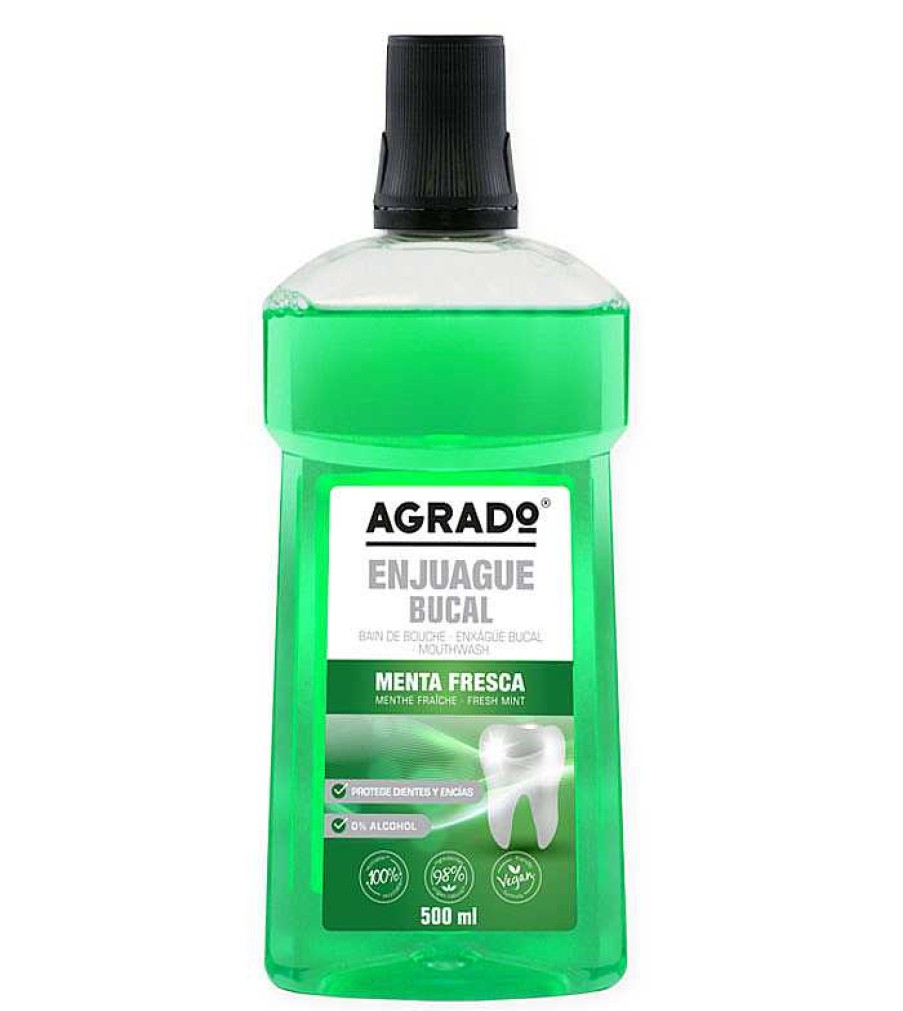 Higiene Bucodental | Agrado Agrado - Enjuague Bucal Menta