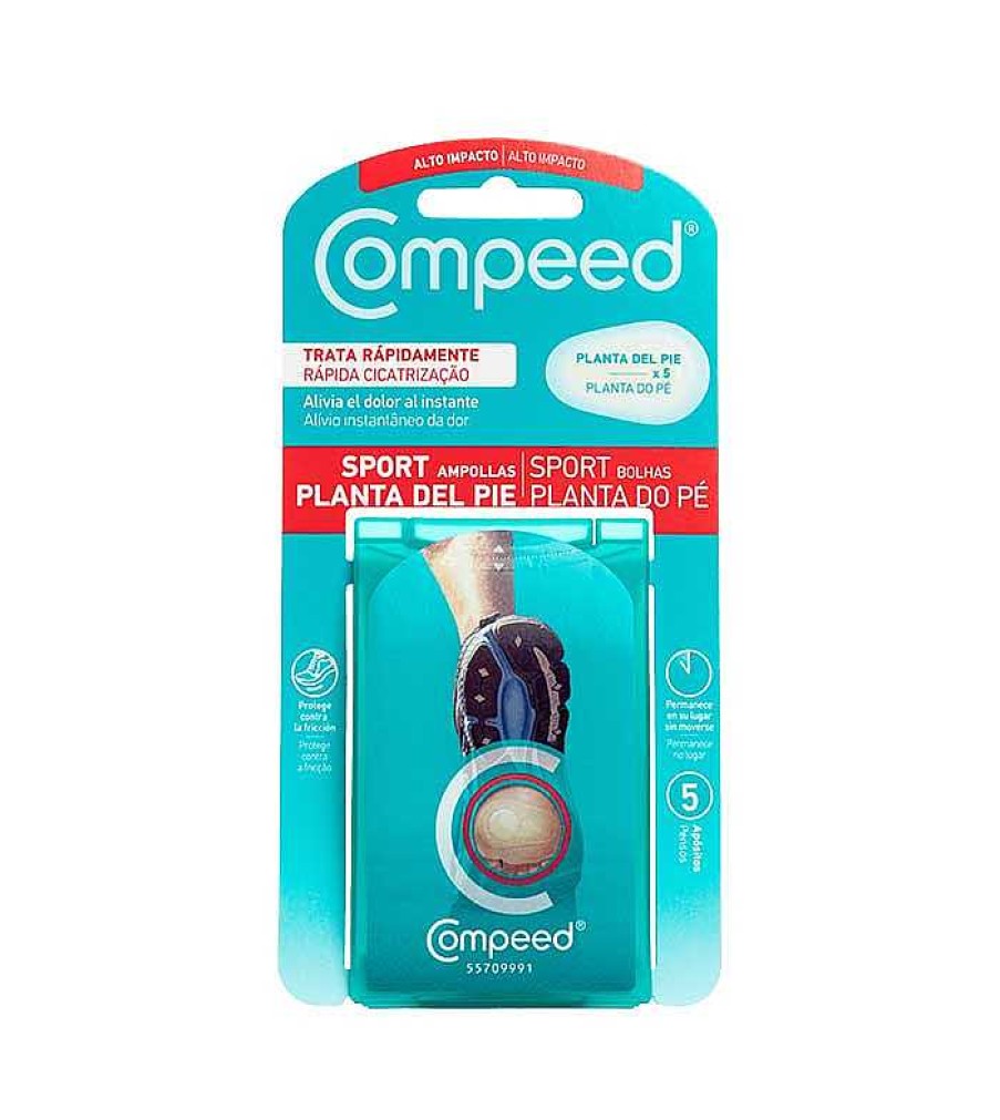 Cuidado De Los Pies | Compeed Compeed - Sport Ampollas Planta Del Pie - 5 Ap Sitos