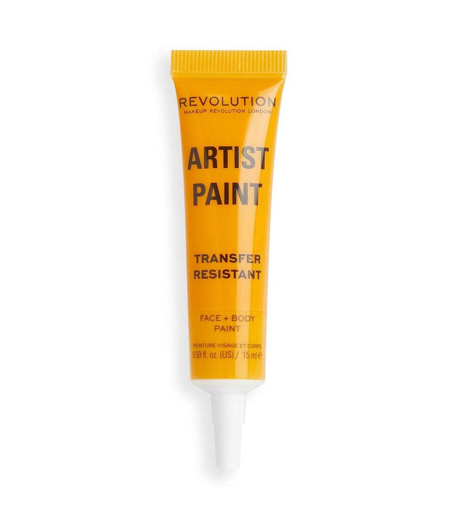 Maquillaje Art Stico | Makeup Revolution Revolution - *Artist Collection* - Pintura Para Rostro Y Cuerpo Artist Paint - Yellow