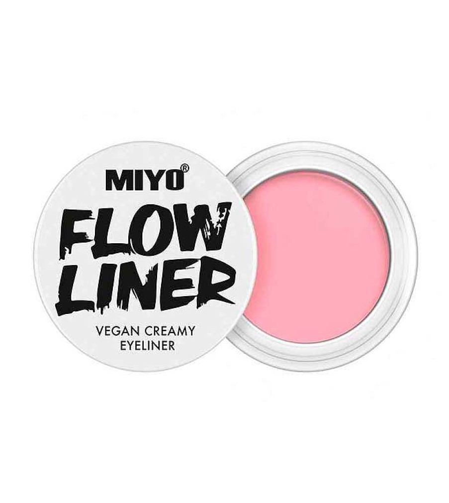 Delineadores En Gel | Miyo Miyo - Eyeliner En Crema Flow Liner - 04: True Pink