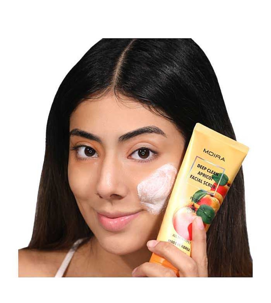 Exfoliante Facial | MOIRA Moira - Exfoliante Facial Limpieza Profunda - Albaricoque