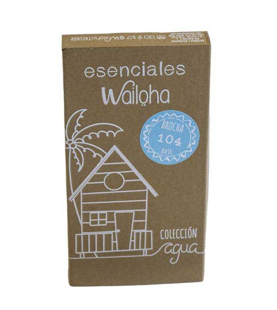 Brochas De Rostro | Wailoha Wailoha - *Colecci N Agua* - Brocha Para Base De Maquillaje - N 104