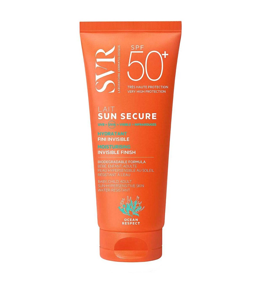 Protectores Solares Faciales | SVR Svr - *Sun Secure* - Leche Solar Hidratante Spf50+ Acabado Invisible - Piel Normal A Seca