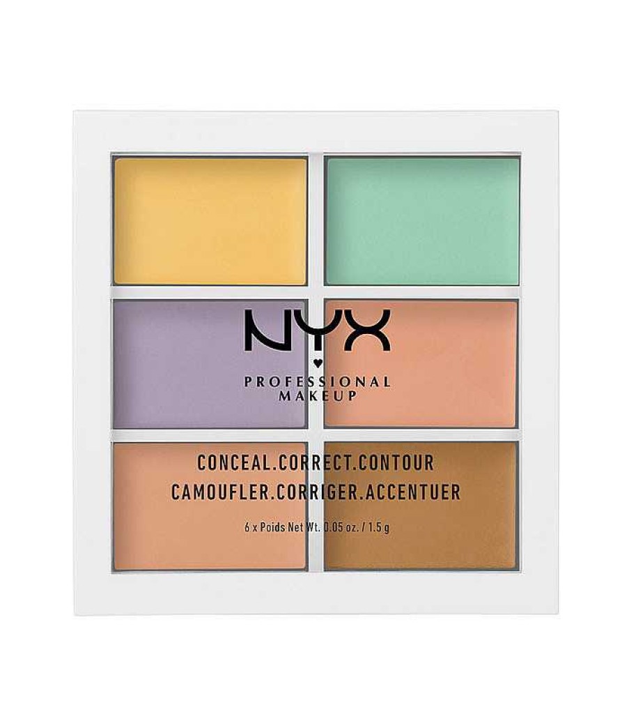 Correctores En Crema | NYX Professional Makeup Nyx Professional Makeup - Paleta De Correctores Conceal Correct Contour - 3Cp04: Corrector De Tono De Piel