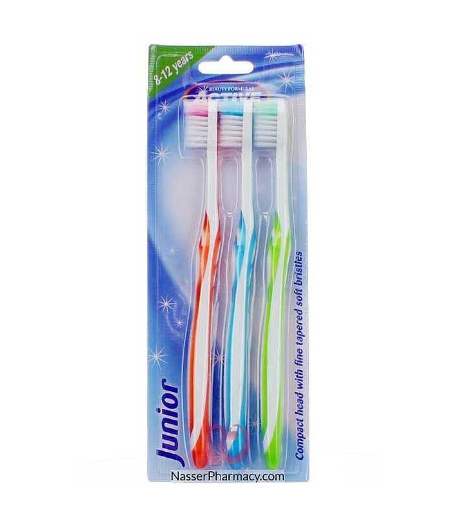 Higiene Bucodental | Beauty Formulas Beauty Formulas - Pack De 3 Cepillos De Dientes Junior