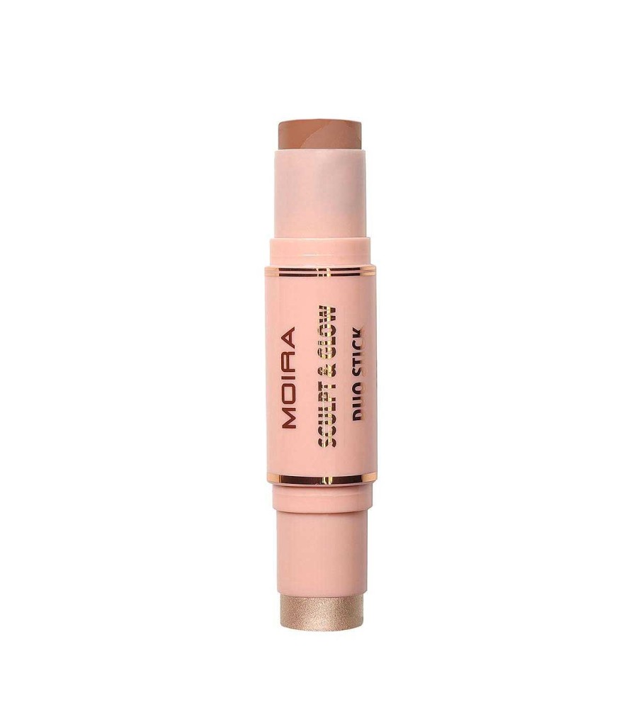 Iluminador En Crema | MOIRA Moira - Duo De Contorno E Iluminador En Stick Sculpt & Glow - 300: Cool For Summer