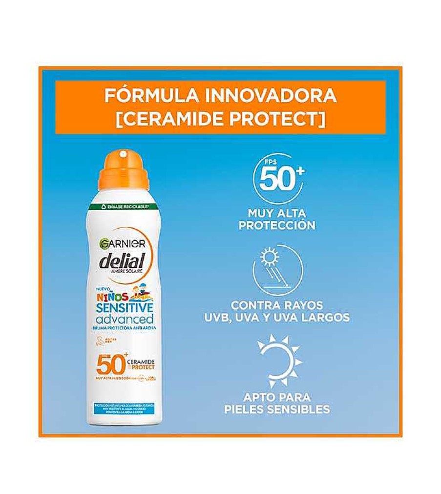 Beb S Y Ni Os | Garnier Garnier - Bruma Protectora Anti-Arena Sensitive Advanced Delial Fps50+ Ceramide Protect