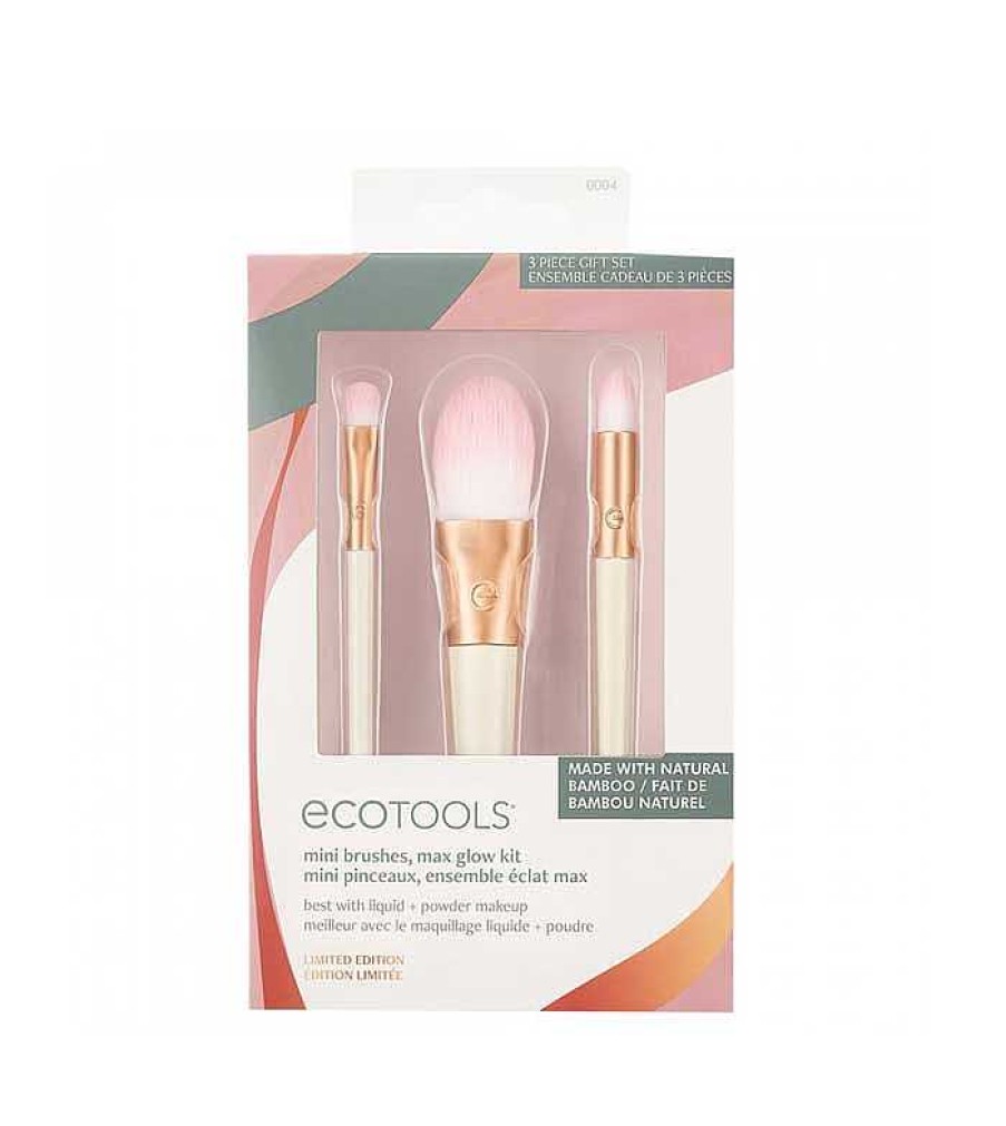 Sets De Brochas | Ecotools Ecotools - *Holiday* - Set De Mini Brochas De Maquillaje Ready Set Glow