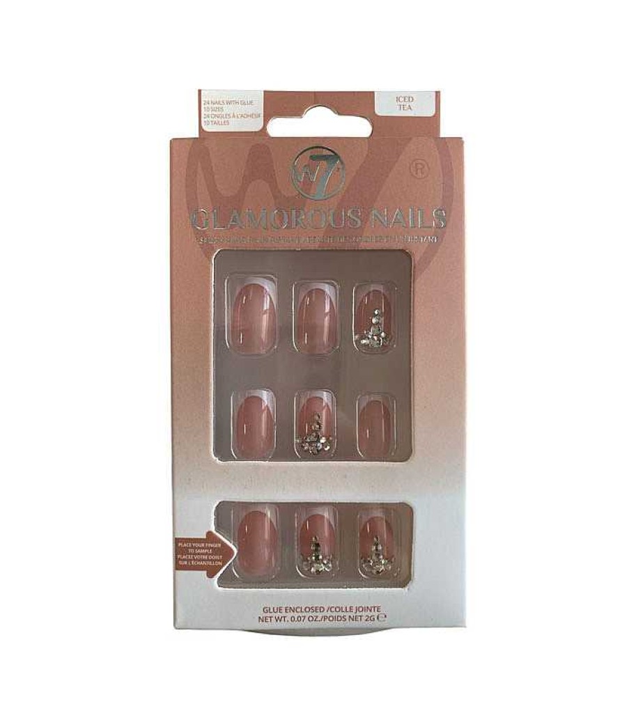 U As Postizas | W7 W7 - U As Postizas Glamorous Nails - Iced Tea