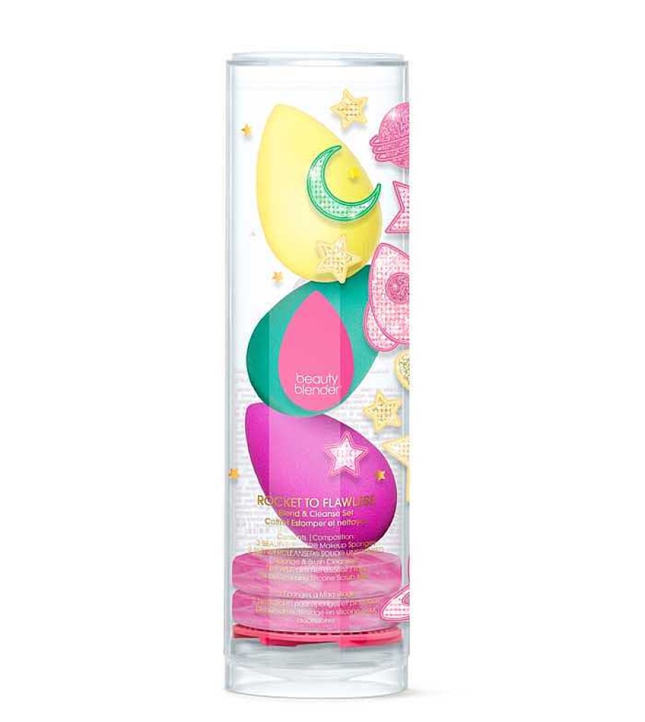 Accesorios Y Mantas | BeautyBlender Beautyblender - Set De Esponjas Y Limpiadores Rocket To Flawless