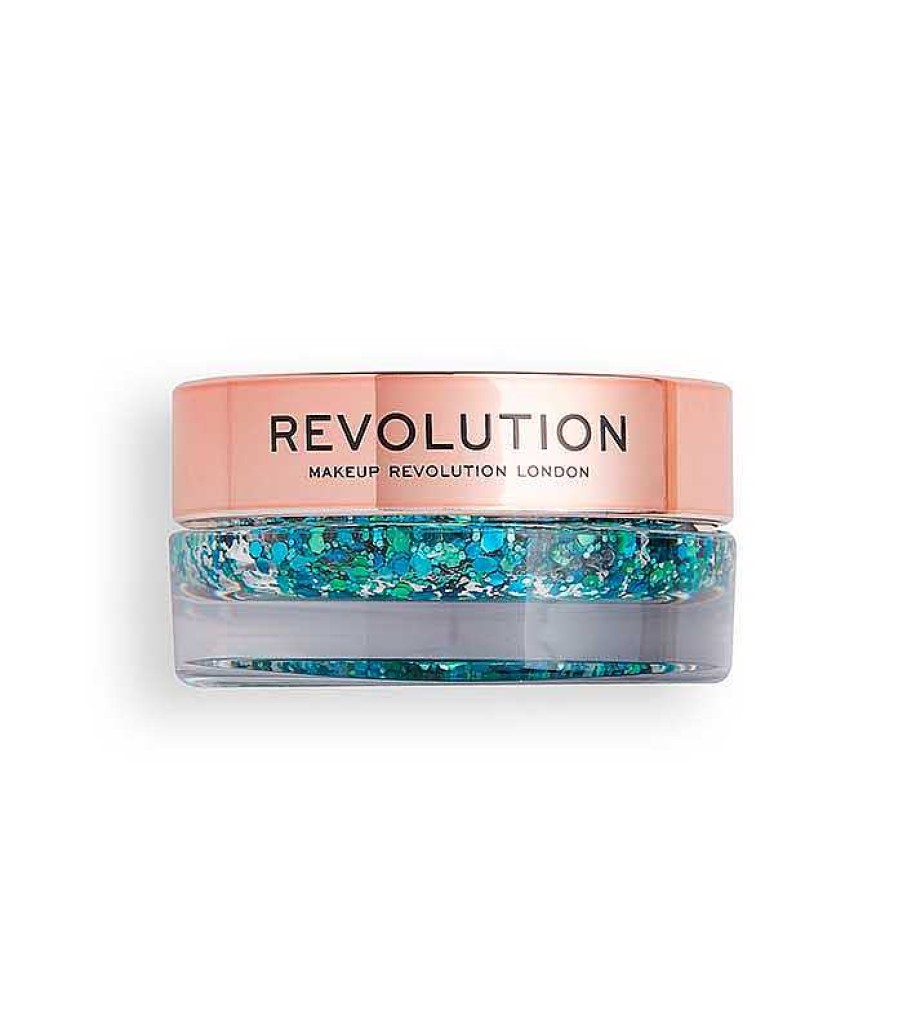 Maquillaje Art Stico | Makeup Revolution Revolution - *Viva La Revolution* - Glitter Balm Para Cuerpo - Teal Time