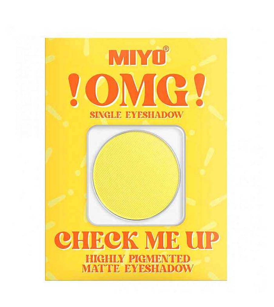 Sombras De Ojos Individuales | Miyo Miyo - * Omg!* - Sombra De Ojos Mate Check Me Up - 10: Sunflower