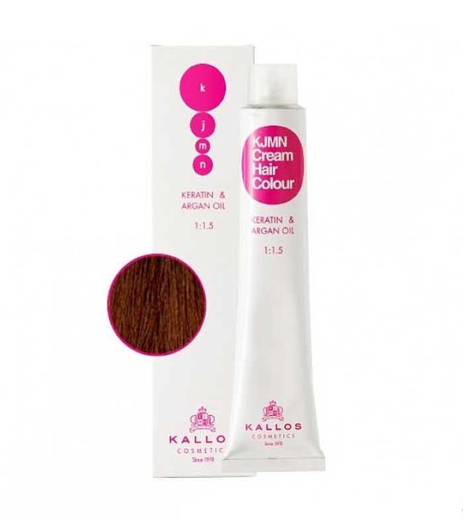 Tintes | Kallos Cosmetics Kallos Cosmetics - Tinte Para El Cabello - 6.35: Dark Golden Mahogany Blond