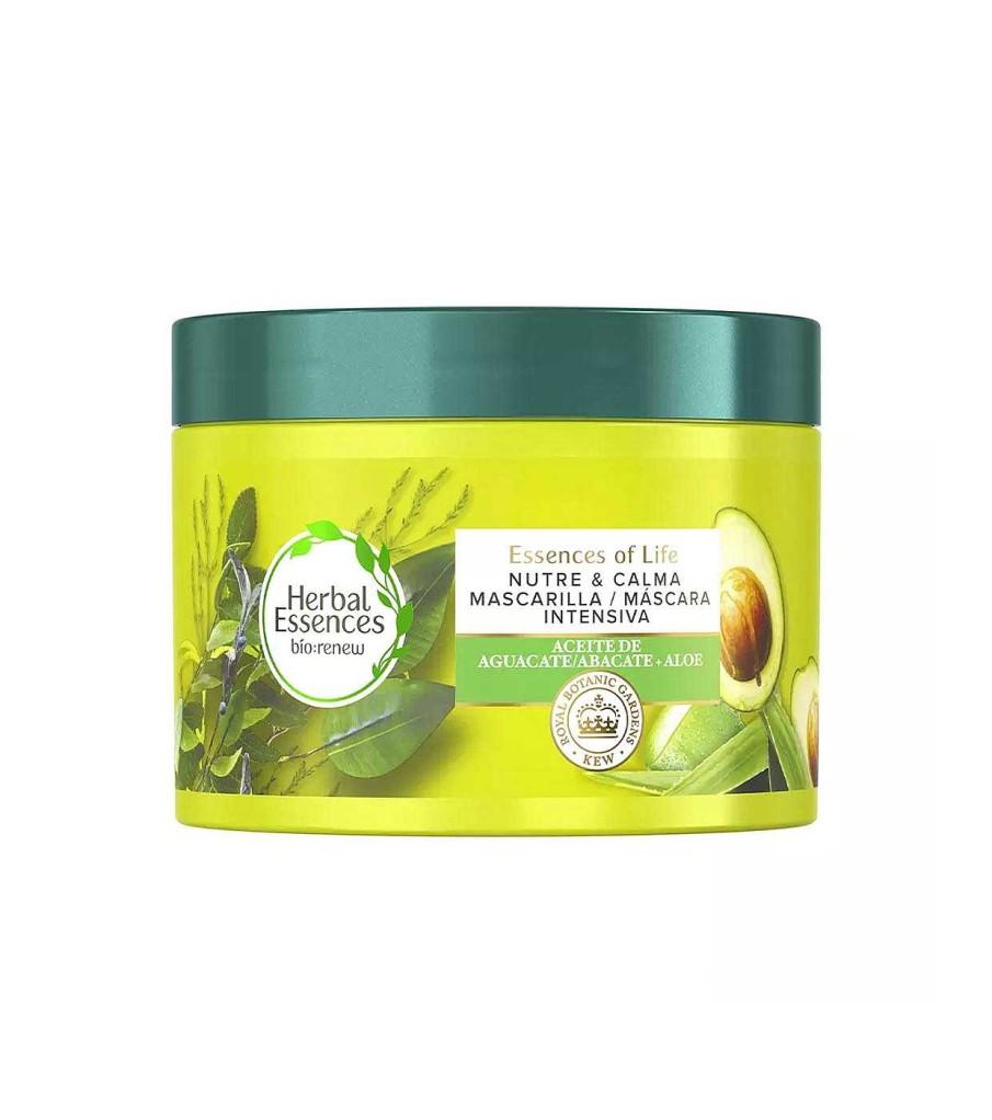 Acondicionadores Y Mascarillas | Herbal Essences Herbal Essences - *Bio Renew* - Mascarilla Nutre Y Calma Con Aceite De Aguacate Y Aloe 450Ml