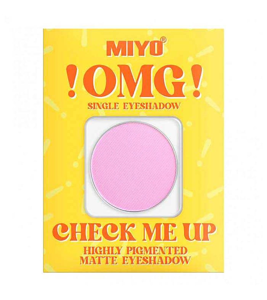 Sombras De Ojos Individuales | Miyo Miyo - * Omg!* - Sombra De Ojos Mate Check Me Up - 06: Cotton Candy