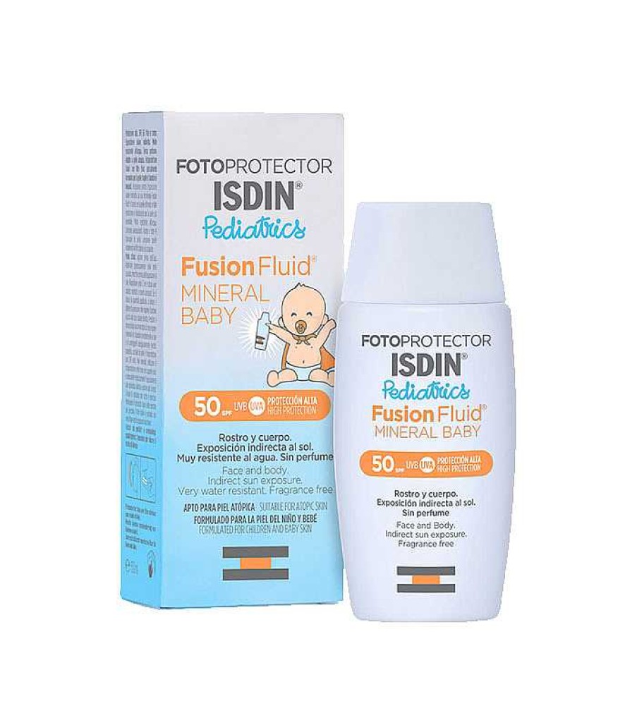 Beb S Y Ni Os | ISDIN Isdin - *Pediatrics* - Fotoprotector Para Rostro Y Cuerpo Fusion Fluid Mineral Baby Spf50+