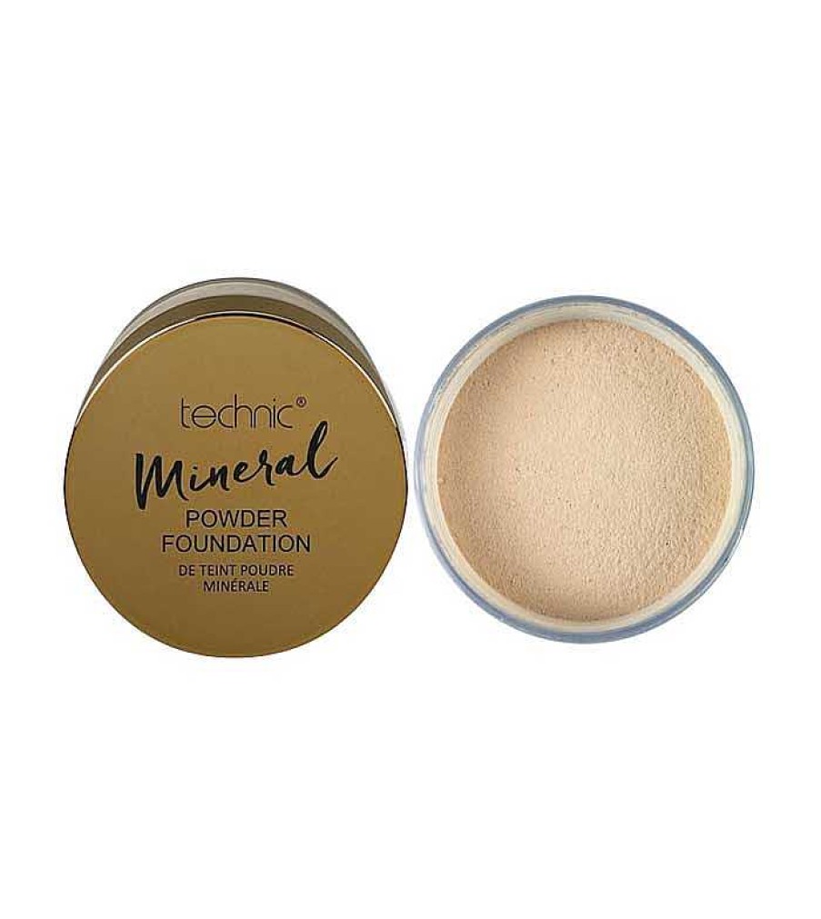 Base De Maquillaje En Polvo | Technic Cosmetics Technic Cosmetics - Base De Maquillaje En Polvo Mineral Powder Foundation - Porcelain