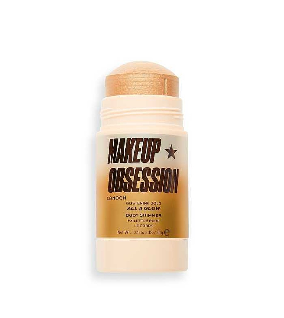 Iluminador En Crema | Makeup Obsession Makeup Obsession - Iluminador En Stick All A Glow Body Shimmer - Glistening Gold