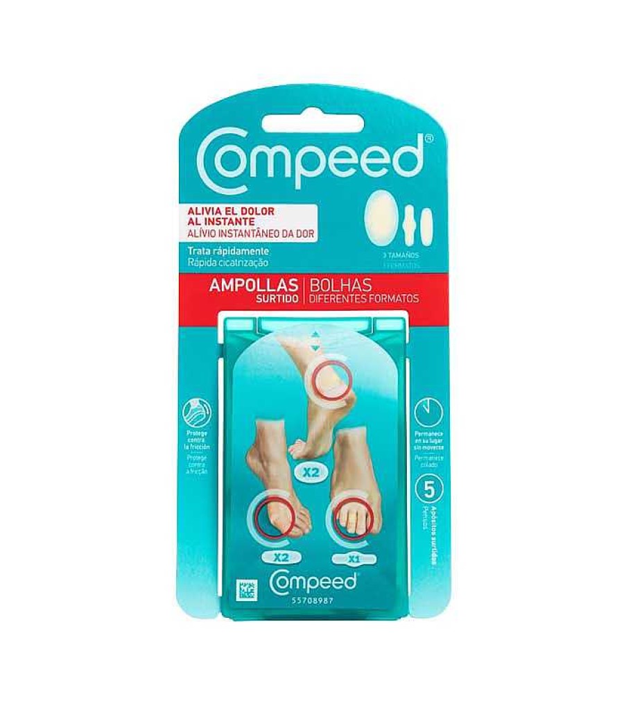 Cuidado De Los Pies | Compeed Compeed - Ampollas 3 Tama Os - 5 Ap Sitos