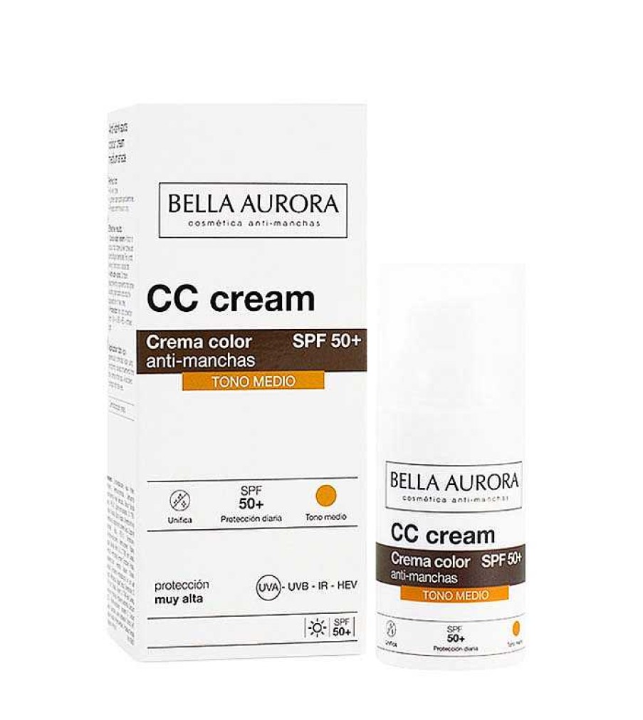 Cc Cream | Bella Aurora Bella Aurora - Cc Cream Anti-Manchas Spf50+ - Tono Medio