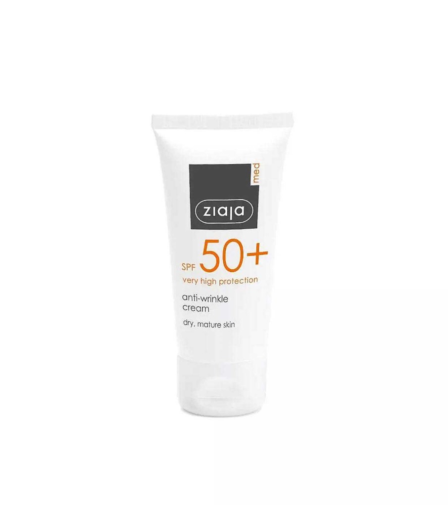 Protectores Solares Faciales | Ziaja Med Ziaja Med - Crema Protector Solar Antiarrugas Spf50+ - Pieles Secas Y Maduras