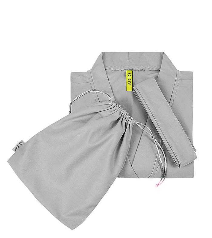 Hogar | Glov Glov - Bata De Toalla Ultra Absorbente Kimono Style - Gris