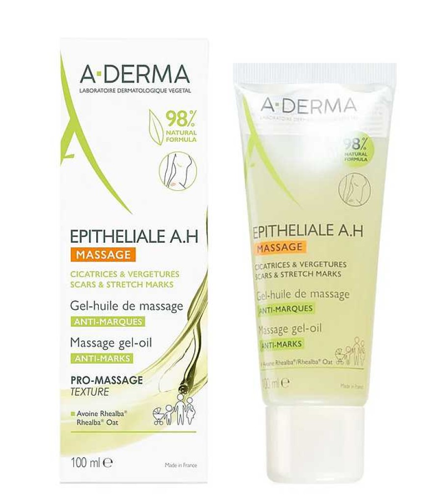 Aceites | A-Derma A-Derma - *Epitheliale A.H* - Aceite-Gel De Masaje Anti-Marcas Massage - 100Ml