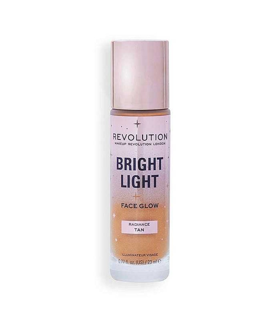 Base De Maquillaje Fluida | Makeup Revolution Revolution - Base Multiusos Bright Light Face Glow - Radiance Tan