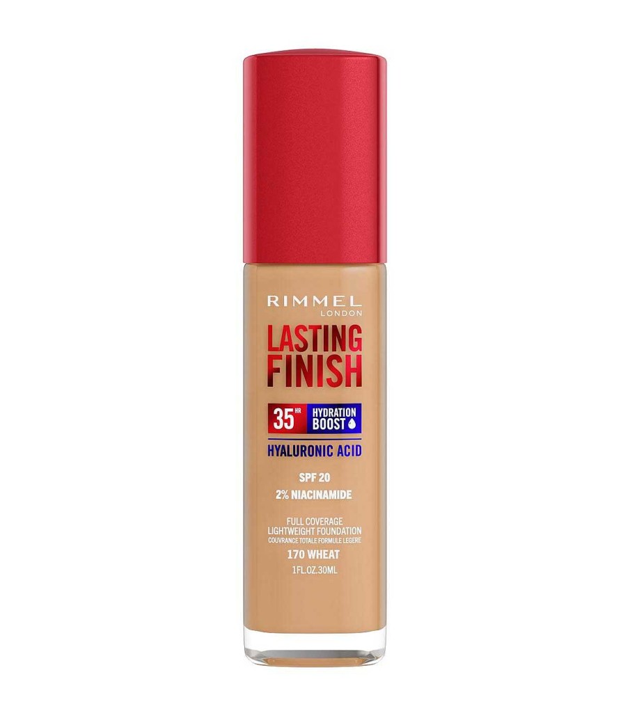 Base De Maquillaje Fluida | Rimmel London Rimmel London - Base De Maquillaje Lasting Finish 35H - 170: Wheat