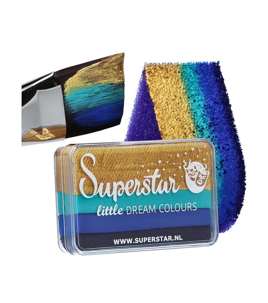 Maquillaje Art Stico | Superstar Superstar - Aquacolor Little Dream Colours Splitcake - Royal (30G)